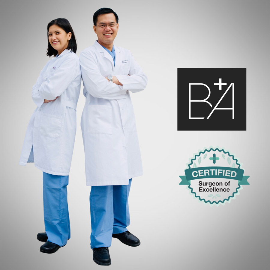 Dr. Nicole Basa and Dr. Alan Abando