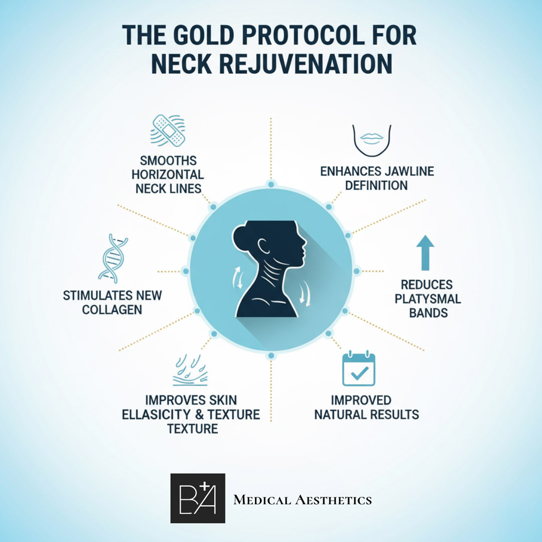 The Gold Protocol for Neck Rejuvenation: A Multimodal Strategy Integrating Radiesse, Dermal Fillers, and Xeomin