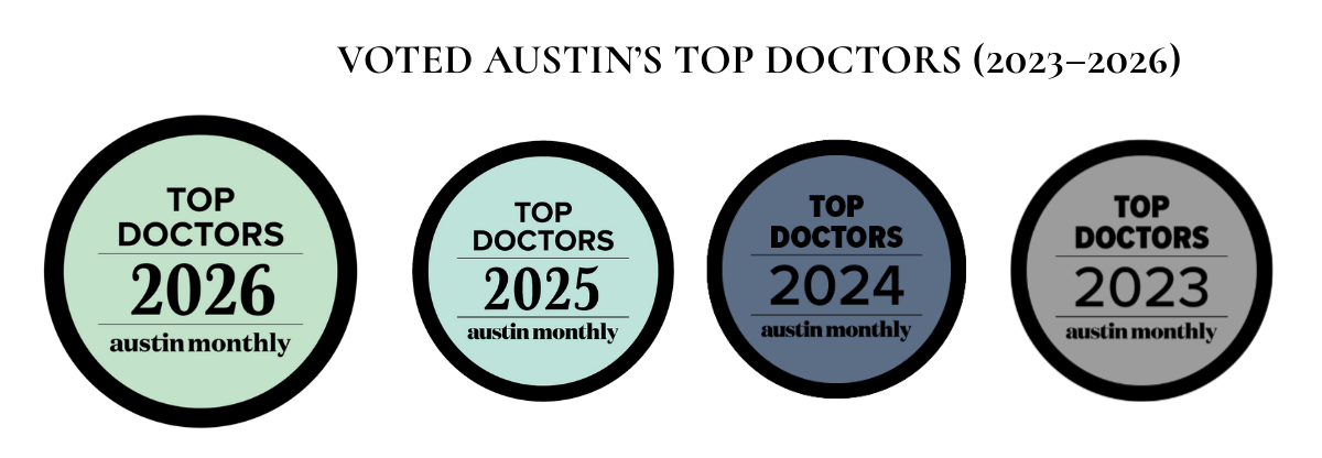 Austin Monthly Top Doctors Award Winner 2023, 2024, 2025, and 2026 - Dr. Basa and Dr. Abando